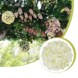 Decorative Flowers 10x Beige Low Maintenance Stunning Artificial Hydrangea For Wedding Or Home Decoration Indoor Outdoor