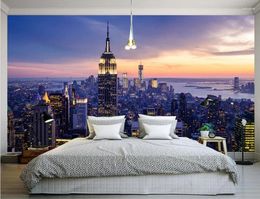 Wallpapers Custom Po Wallpaper 3d York Dawn Landscape Customised For Walls Home Decoration