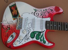 Jimi Hendrix039s Custom Shop Guitars Monterey Tribute Hendrix Monterey Electric Guitar China ST Rare Guitars String Thru Body7768291