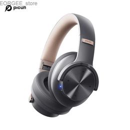 Cell Phone Earphones Picun B8 Bluetooth Headphones 120 Hours Headset Wireless 3EQ Game Mode Hands-Free Calls Travel Home Office Cellphone PC Y240407