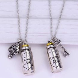 Alices Adventures in Wonderland Couple Necklaces Are Hot Selling