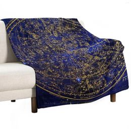 Blankets Northern Hemisphere Constellations Star Map Throw Blanket Quilt Luxury Thermal Soft Bed