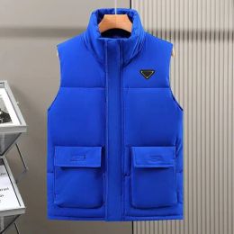 2024 Vesto de gola masculina de gole masculino Colete de inverno feminino Luz quente de jaqueta casual de homens que combina com jaquetas