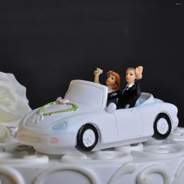 Party Supplies Personalised Funny Wedding Cake Toppers Dolls Romantic Bride And Groom Figurines Stand Topper Decoration