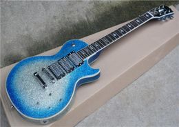 Ace frehley signature blue Silver Body Ebony Fingerboard Electric Guitar5305145