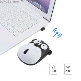 Mice Portable mini Cute Dog Creative 2.4G Wireless Mouse Charging Silent USB Raton inalambrico mice for computer Y240407