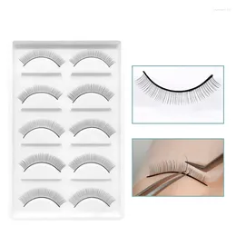 False Eyelashes Wholesale Low Price Lash Mannequin Head Practice Kit With 5 Pairs Pratice Strip Lashes For Training Eyelash Extensions 20 -