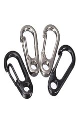 Outdoor Safety Buckle Aluminum Alloy DShape Climbing Button Carabiner Snap Clip Hook Keychain Keyring Carabiners Camping Hiking K3821578