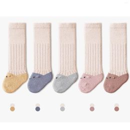 Sports Socks Stockings Fashionable Pattern Simple Cute Printing Autumn And Winter Thickened Warm Comfortable Baby