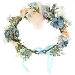 Dog Collars Cat Flower Headband Pet Bow Tie Floral Crown For Wedding Headwear Garland Collar The Flowers