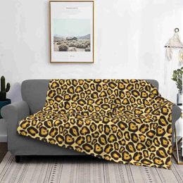 Blankets Leopard Pattern Four Seasons Comfortable Warm Soft Throw Blanket Cheetah Africa Animal