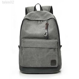 Multi-function Bags DIDA BEAR 2023 Womens Canvas Backpack Youth Boys and Girls Travel Laptop Mochila Rucksack Grey yq240407