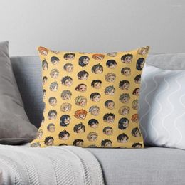 Pillow Haikyuu !! Karasuno Chibis Throw Cover Luxury Pillowcases Covers Sofa