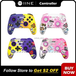 Game Controllers Joysticks IINE wireless controller wake-up supports NFC Amiibo compatibility with Switch/Switch Lite/Switch OLED Q240408