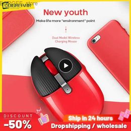 Mice Mini Portable Wireless Mouse 1200DPI Silent 3Buttons Optical Mouse With Nano Receiver Home Office For PC Laptop Computer Y240407