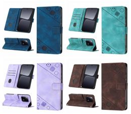 Fashion Leather Wallet Cases For Samsung M14 5G A24 M13 M14 5G A31S M33 M53 X Cover 6 Pro Xiaomi 13 Pro Imprint Hand Feeling Skin 8433313