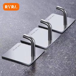 Hooks Wall Strong Load-bearing Trunk Hook Stainless Steel Viscose Hanging Non-perforated Hardware Shelf Bathroom Accessory