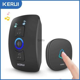 Doorbells Ring doorbell battery waterproof 500ft remote control cordless 32 bell sound 433MHz outdoor H240407