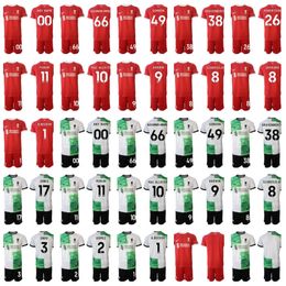 23 24 new Liver and pool home away jersey Soccer uniform Jerseys Men women Kids Kit Football soccer top quality Shirt jerseys