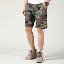 Men's Shorts Summer new mens camouflage outdoor goods shorts high-end durable casual loose half length pants J240407