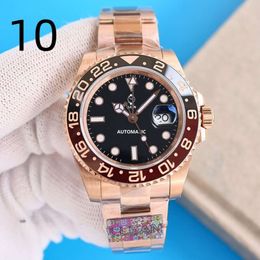 4 Style Super N Factory Watch 904L Steel Men's 41mm Black Ceramic Bezel Sapphire 126610 Diving 2813 7922