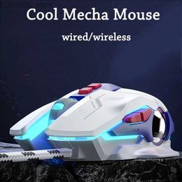Mice 2023 New Mechanical Wired Gaming Mouse USB Optical RGB Gamer Mice Ergonomic Silent Backlit Wireless Mouse For Laptop PC Computer Y240407