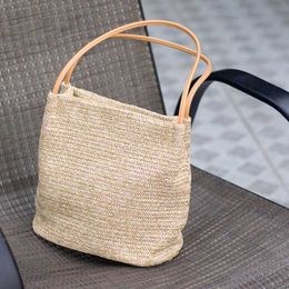 Evening Beach Bags Grass Woven Bag Korean Same Style Bucket Casual Shoulder Summer Fashion Women's