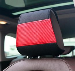 Seat Cushions VEHICAR 2PCS Car Embroidery Logo Headrest Cover Emblems Protector7587501