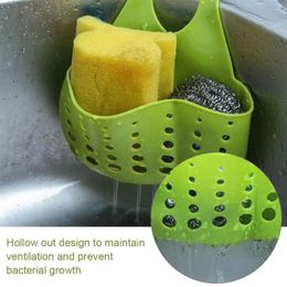 Kitchen Storage Plastic Rack Hanging Drain Basket Adjustable Holder Organiser Accessories Bathroom Shelf Sponge Faucet P7K2