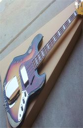 Whole Custom Jazz 4 Strings Bass Guitar with Vintage BodyRed Tortoise PickguardRosewood Fingerboardcan be customized7830349