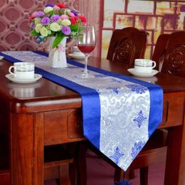 Table Cloth High-end Long Wedding Chinese Style Embroidery Tea Ceremony Cover Decoration TableCloth Runner