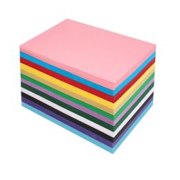 Cards 230g color children's diy greeting card paper handmade 4K8 open hard cardboard thick kindergarten colored paperA3A4coloredcardb