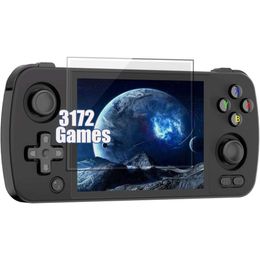 RG405M Retro Handheld Game Console with 4 inch IPS Touch Screen, 3172 Games, Aluminium Alloy Body, Android 12, 128G TF Card, OTA Wireless Upgrade