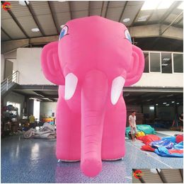 Outdoor Games Activities 2024 New Inflatable Elephant Cartoon Pink Colour Model For Event Decoration Advertising Drop Delivery Sports O Dh0Dy