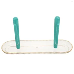 Storage Bottles Rack Decorative Cactus Chopstick Chopsticks Rest Household Shape Holder Counter