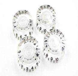 1 Set of 4pcs Niko Transparent Electric Guitar Knobs For LP SG Style Electric Guitar Wholes3146730