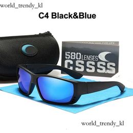 Costa costas 580P Lens Men Sunglasses Costas Designer Sunglasses for Men Women TR90 Sports Driving Fishing Goggles Mirror Blue Red Lens 521