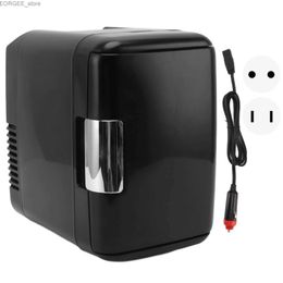 Freezer Car Mini Fridge 6 Can 100-240V Dual purpose Stable Cooler Heater Small Makeup Refrigerant Practical Hotel Y240407