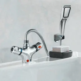 Bathroom Sink Faucets Thermostatic Basin Mixer Taps Wash Water Tap Torneira Griferia HY-1129