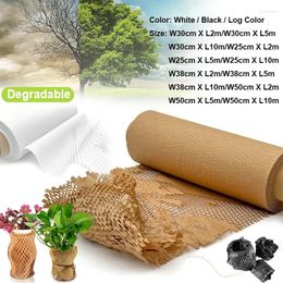 Storage Bags 2-10M Wrapping Gift Moving Honeycomb Paper For Recyclable Cushioning Roll Supplies Bubble