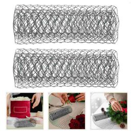 Decorative Flowers Fence Net Flower Arrangement Chicken Wire Mesh Decor Galvanized Iron Floral Supplies Florist