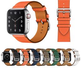 Luxury strap suitable for AppleWatch1 2345 generation leather designer cross pattern watch strap factory direct s7752085