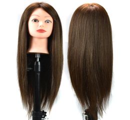 Dark Brown mixed hair Head Model Practise Model Modelling Doll Head222y9967282