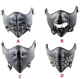 Leather face Mask flirting role playing Bondage Bdsm Restraint Fetish Slave Erotic Cosplay Adult Game Sex Toy S9245764878