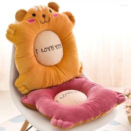 Pillow Cute 40CM Plush Bear Office Chair Home Sofa Seat Balcony Tatami Dormitory