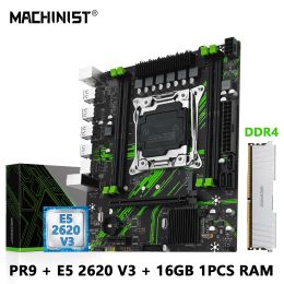 Motherboards Hinist Pr9 Kit X99 Motherboard Set Xeon Lga 20113 E5 2620 V3 Cpu Processor + Ddr4 16gb Ram Memory Matx Nvme