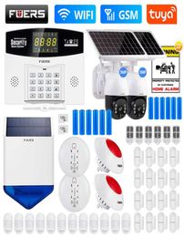 Other CCTV Cameras Fuers W210 Tuya Smart WIFI GSM Alarm System Burglar Alarm Smart Home Alarm System Colour LCD Display Home Securi3460905