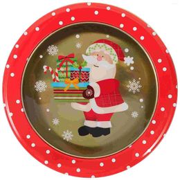 Storage Bottles Crackers Christmas Cookie Box Sweet Container Can Candy Holder Containers Sugar Case Tins