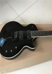 New Chinese good guitar custom shop guitar custom Electric GuitarsFactory direct pure blackcan be a lot of customLike pho9432598