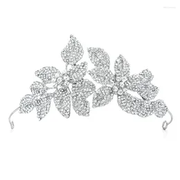 Hair Clips Bridal Jewellery Wedding Crown With Water Drill Hoop Dress Ball Accessories